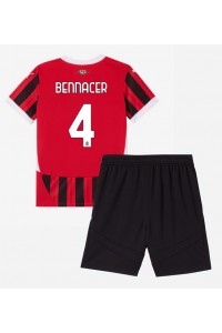 AC Milan Ismael Bennacer #4 Babytruitje Thuis tenue Kind 2024-25 Korte Mouw (+ Korte broeken)